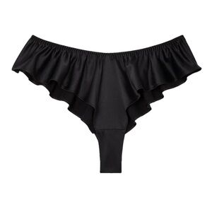 La SENZA Black Cheeky Flutter Panties NWT